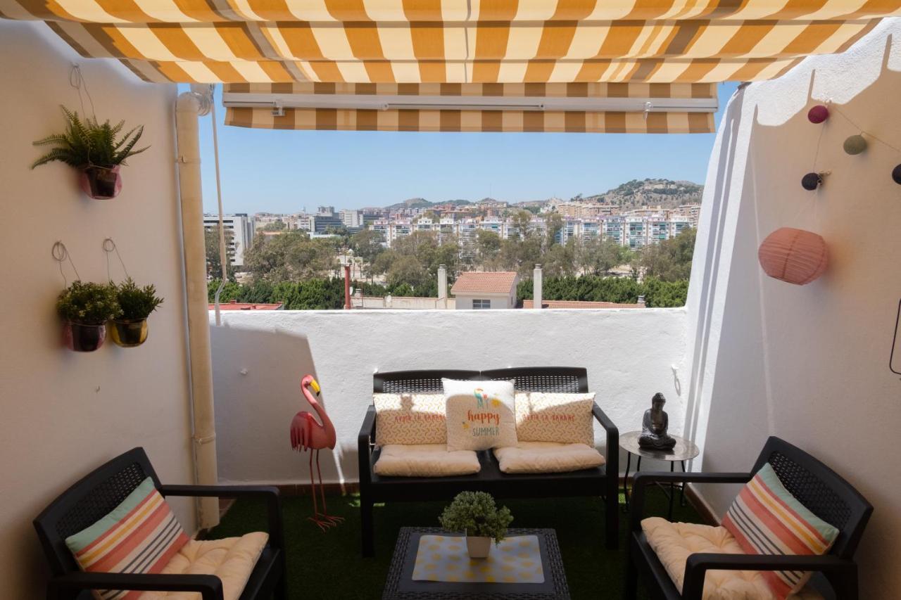 Penthouse City Center Private Terrace Wifi مالقة المظهر الخارجي الصورة