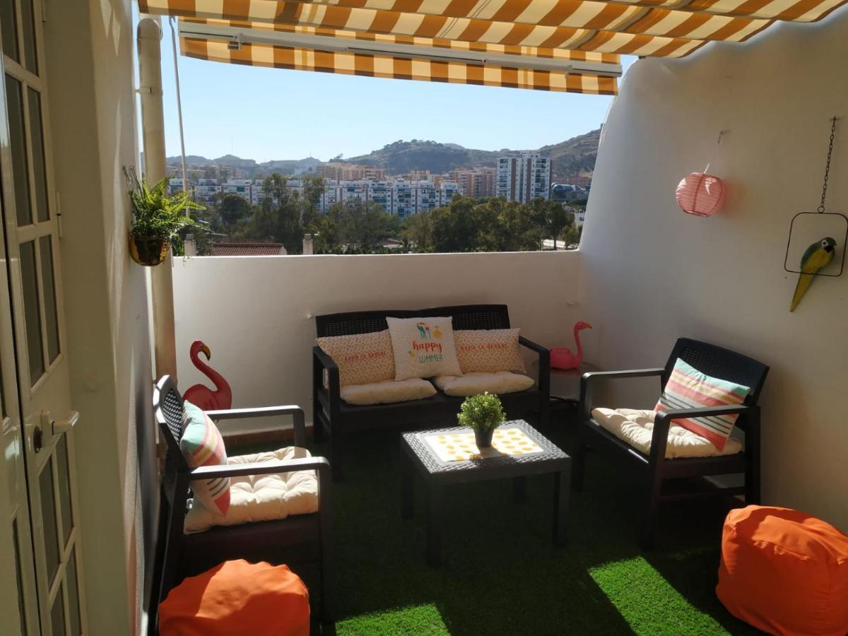 Penthouse City Center Private Terrace Wifi مالقة المظهر الخارجي الصورة